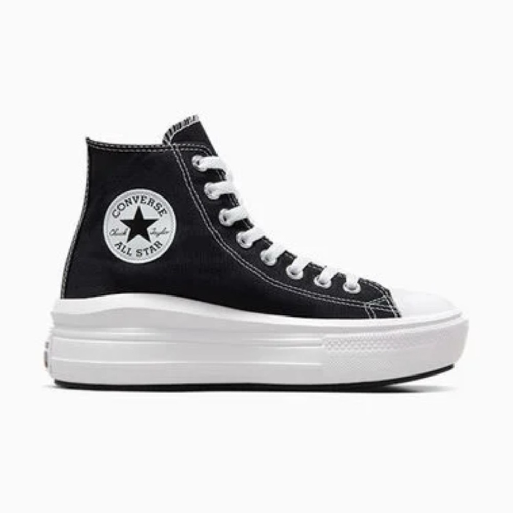Chuck Taylor All Star Move Platform in Black Size 8.5